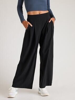 Athleta Wide Leg Pants in Black